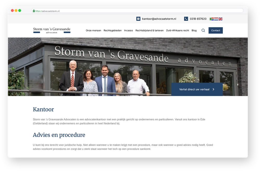 Advocaat Storm