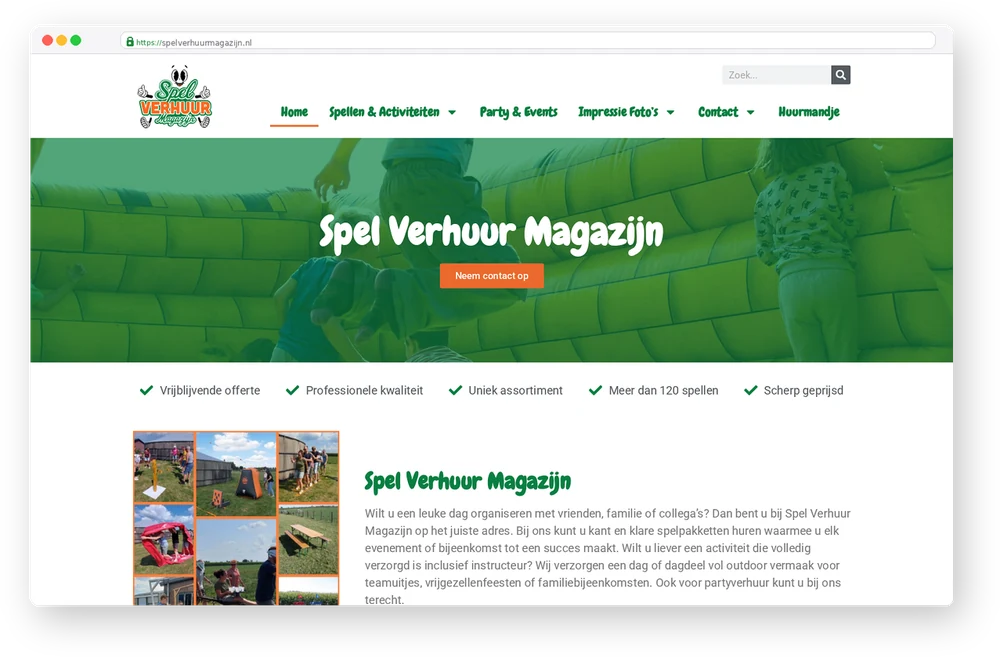 Spel Verhuur Magazijn