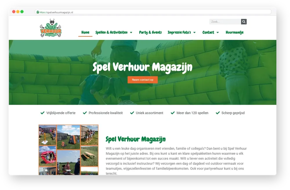 Spel Verhuur Magazijn