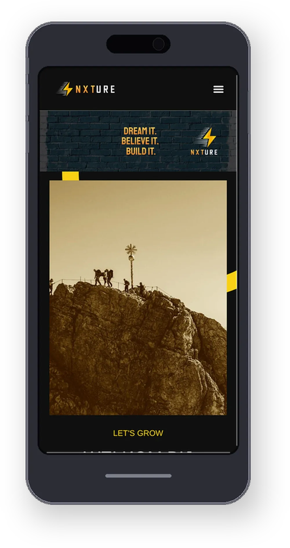 Screenshot van NXTure