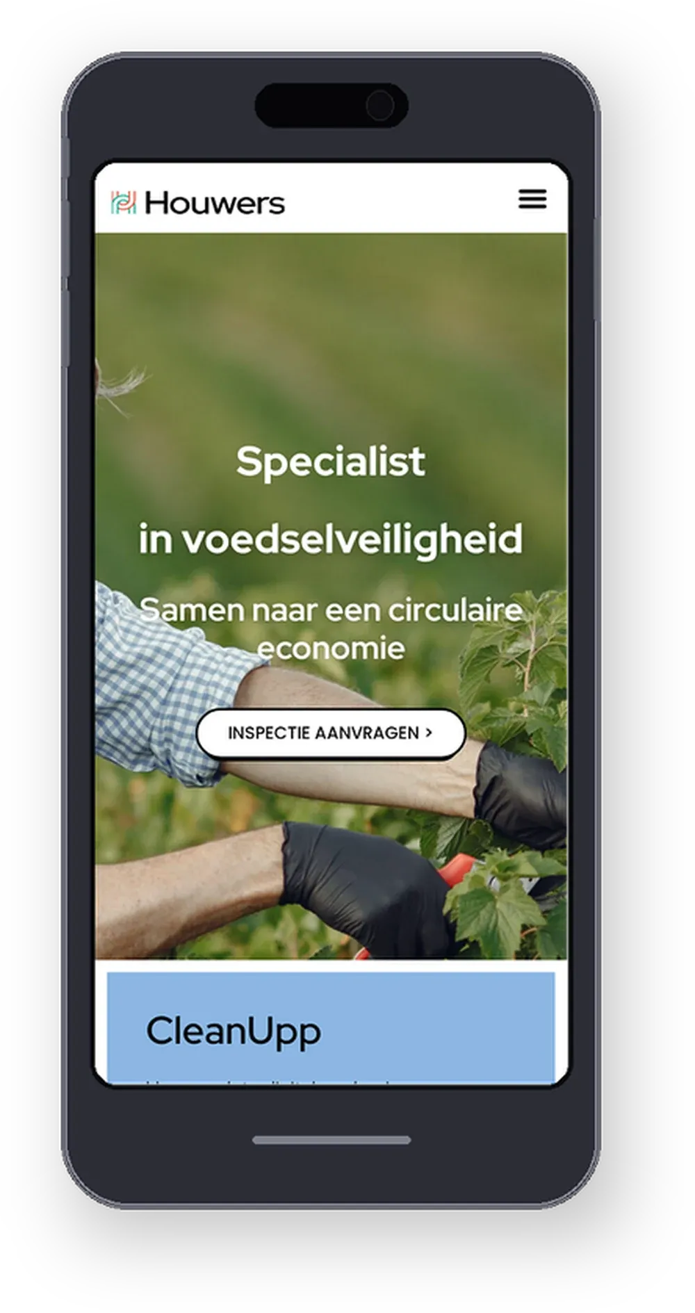 Screenshot van Houwers Groep