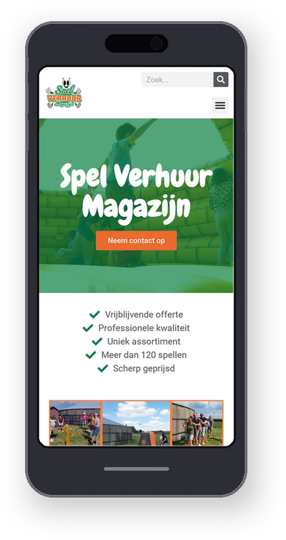Screenshot van Spel Verhuur Magazijn