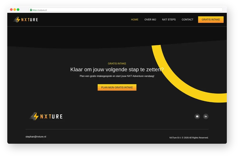 Screenshot van NXTure