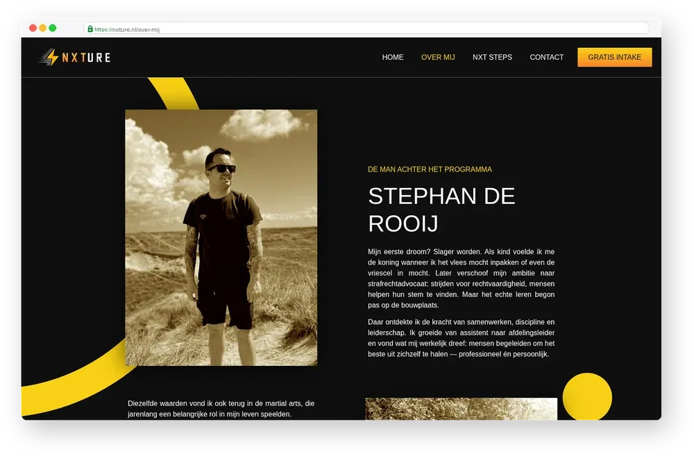 Screenshot van NXTure