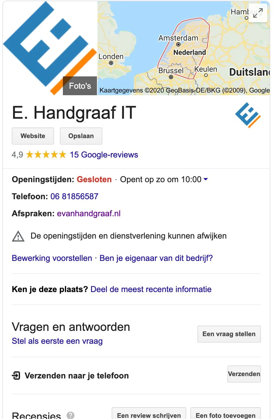 Waarom Google Mijn Bedrijf belangrijk is